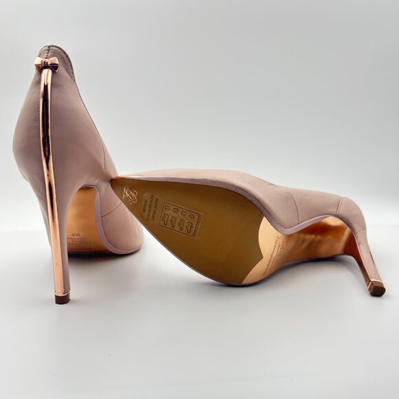NEW Ted Baker London Melisah Blush Pink Pumps Heels Rose Gold EU 39.5 US  9 - Picture 4 of 6
